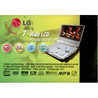 Portable DVD player 7"